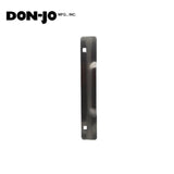 Don-Jo - TLP-110-630 - Latch Protector 12 Gauge Stainless Steel 10 Length and 1-1/2 Width - 630 (Satin Stainless Steel Finish)