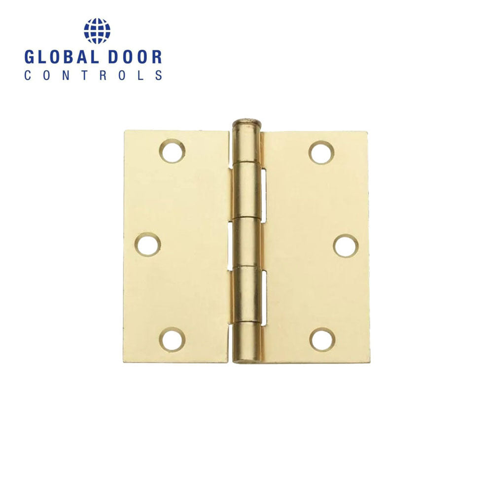 Global Door Controls - CP Series - Commercial Template Hinge - 4.5 InchX4.5 Inch - Plain Bearing