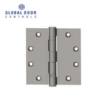 Global Door Controls - CS Series - Commercial Stainless Steel Hinge - 4.5 InchX4.5 Inch - Satin Stainless Steel