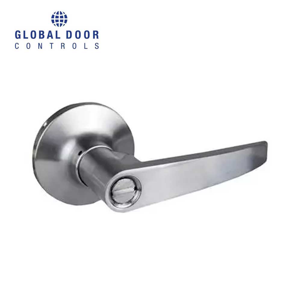 Global Door Controls - GLS Series - Sterling Residential Franklin Lever - Brushed Chrome-US26D