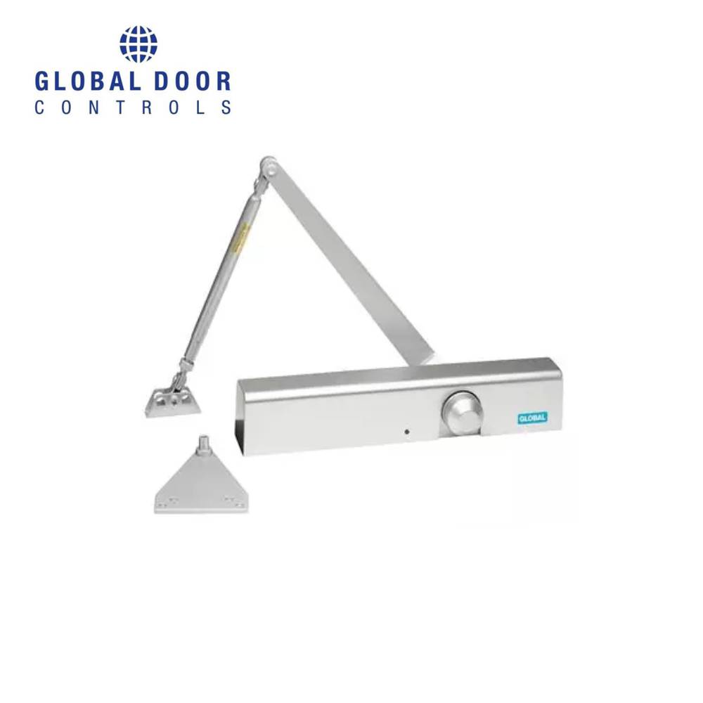 Global Door Controls - TC400/TC500 - Architectural Door Closer with Delayed Action - Size 1-6 - Grade 1