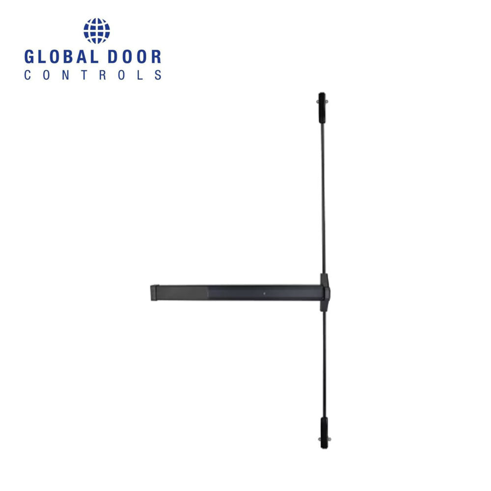 Global Door Controls - TH1100-STEDCVR Series - Narrow Stile - Concealed Vertical Rod - Grade 2 - Concealed Panic Exit Device