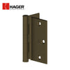 HAGER - 1173 - Half Surface Plain Bearing Hinge - 4-1/2 Inch Height - 5 Knuckle