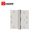 HAGER - 1191 - Full Mortise Plain Bearing Hinge - 5 Knuckle - Stainless Steel