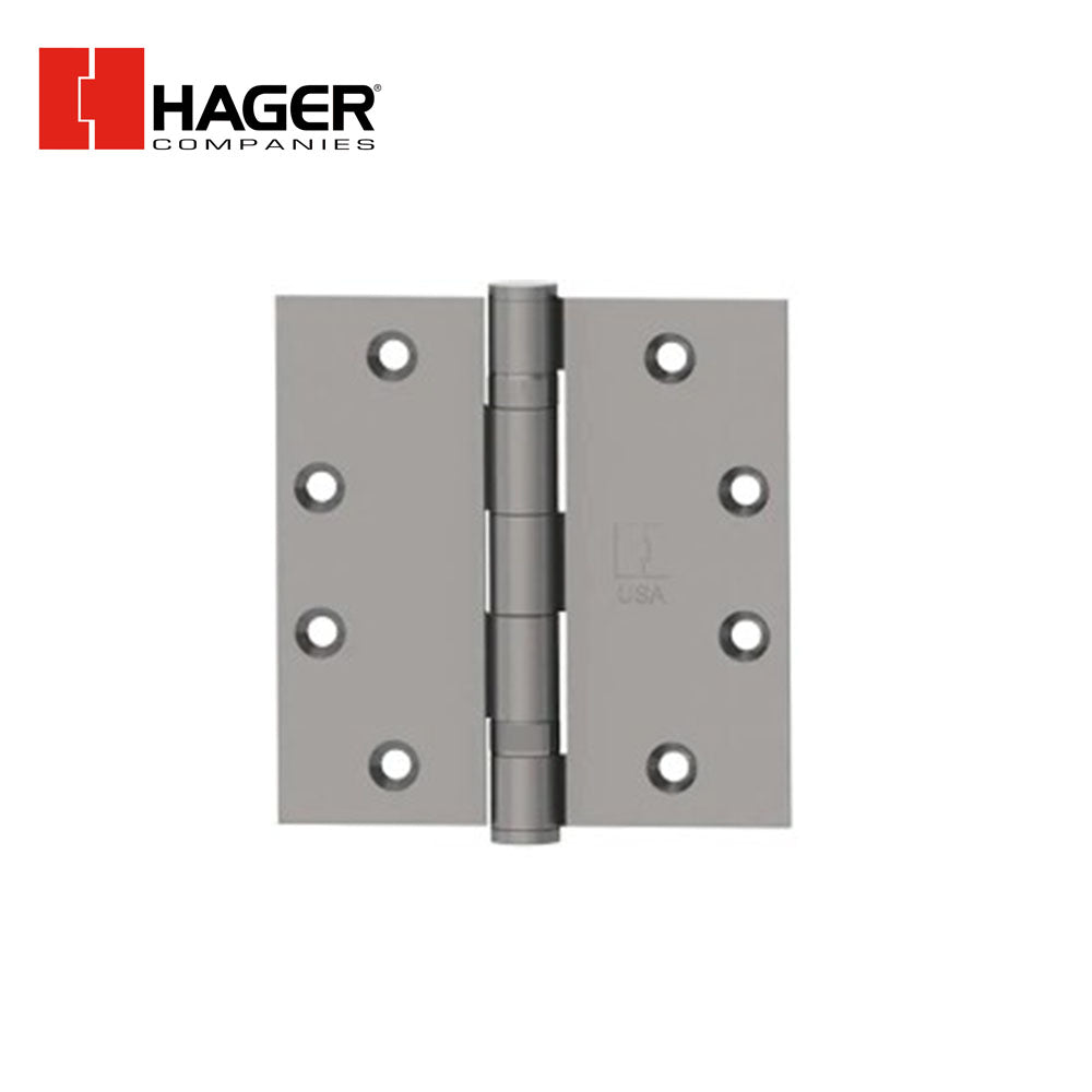 HAGER - 1191 - Full Mortise Plain Bearing Hinge - 5 Knuckle - Stainless Steel