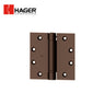 HAGER - 1250 - Full Mortise Spring Hinge - Steel Base Material