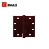 HAGER - 1279 - Full Mortise Plain Bearing Hinge - 5 Knuckle