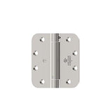 HAGER - 1752 - Full Mortise Residential Spring Hinge - 5/8 Inch Round Corners 4 Inch by 4 Inch