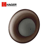 HAGER - 232W - Convex Wall Stop - Concealed Mounting with Rubber Stop