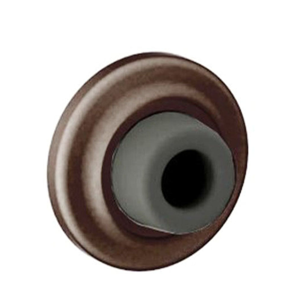 HAGER - 234W - Concave Wall Stop - Concealed Mounting - Rubber Stop - 2-15/32 Inch Diameter - 1-3/32 Inch Projection