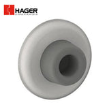 HAGER - 236W - Concave Wall Stop - Concealed Mounting - Rubber Stop - 2-7/16 Inch Diameter - 1 Inch Projection