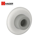 HAGER - 236W - Concave Wall Stop - Concealed Mounting - Rubber Stop - 2-7/16 Inch Diameter - 1 Inch Projection