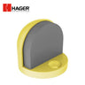 HAGER - 242F - Universal Dome Stop - Die Cast Brass