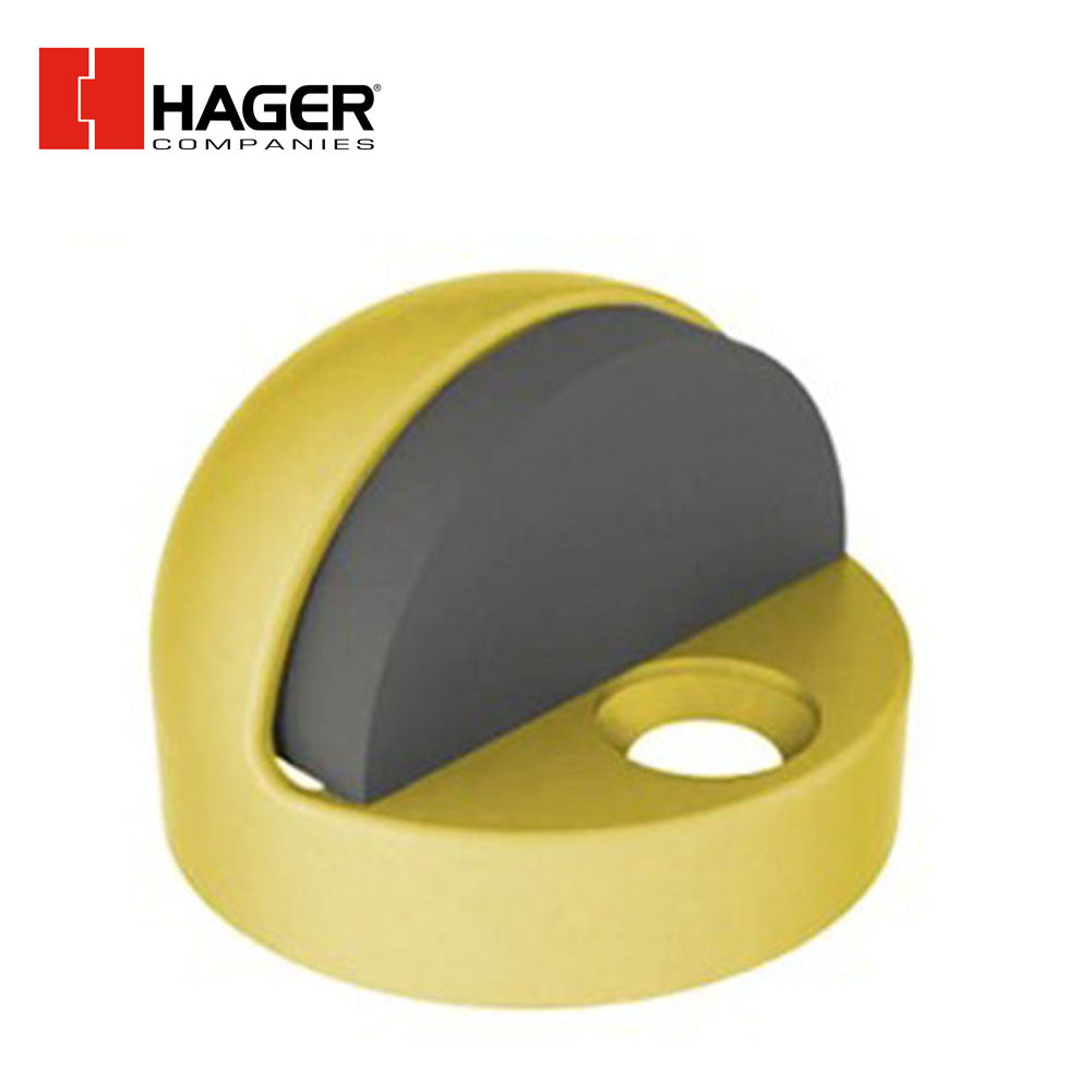 HAGER - 243F - High-Dome Stop - Die Cast Brass