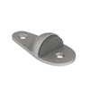 HAGER - 244F - Cast Floor Stop and Brass - Satin Chrome