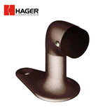 HAGER - 252F - Floor Stop - Cast Brass with Rubber Bumper