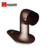 HAGER - 252F - Floor Stop - Cast Brass with Rubber Bumper