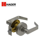 HAGER - 2553 - Entry Conventional Cylindrical Lock - 2-3/4 Inch Backset - KD Keying - Schlage C Keyway - ASA Strike - Grade 2