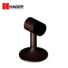 HAGER - 267F - Floor Stop and Cast Brass with Rubber Bumper