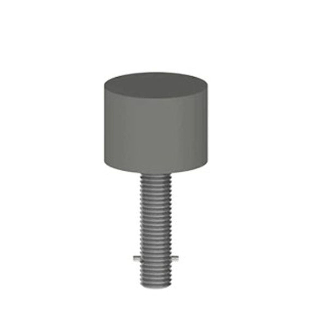 HAGER - 269F - Heavy Duty Floor Stop - Steel Pin with Rubber Bumper