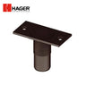 HAGER - 280X - Brass Dust Proof Strike with Removable Plate