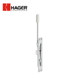 HAGER - 282D - Brass Manual Flush Bolt - 12 Inch Rod Length