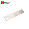 HAGER - 30S - Push Plate - Square Corner