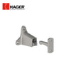 HAGER - 326W - Automatic Wall Stop and Holder - Engaged and Strike Projection - Satin Chrome