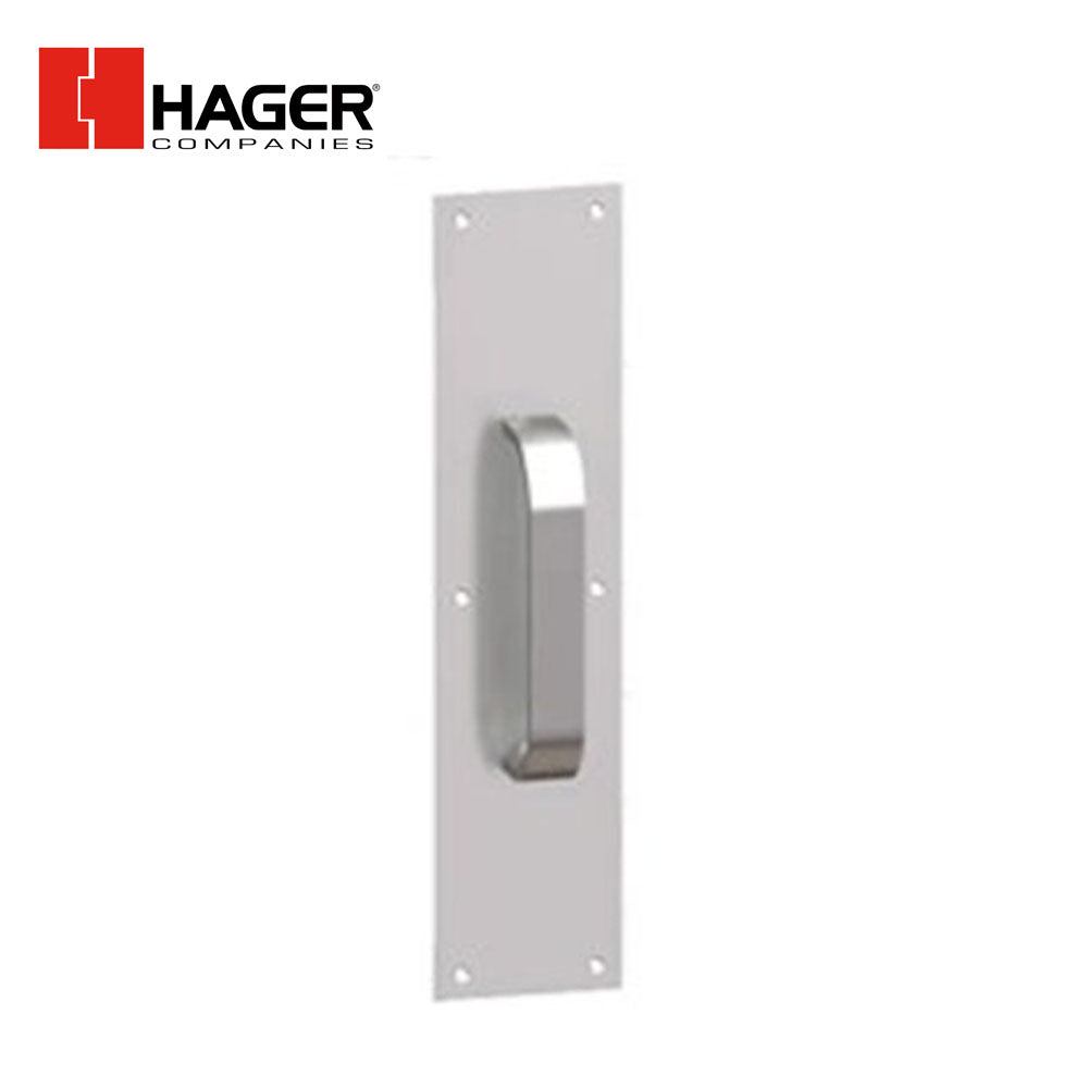 HAGER - 32E - Rectangular Pull with Square Corner