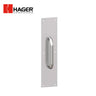 HAGER - 33E - Pull Plate - Square Corner