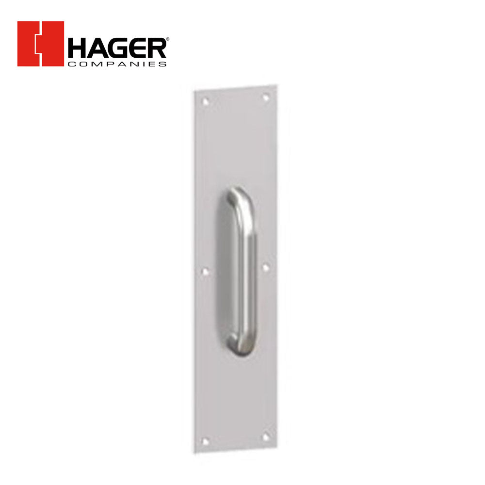 HAGER - 33E - Pull Plate - Square Corner