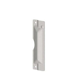 HAGER - 341D - Latch Protector Plate with Lock Cut Out - Door Thickness - 3 by 11 - Satin Stainless Steel