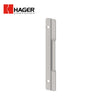 HAGER - 345D US32D - Latch Protector Plate 12 Gauge for 1-3/4 Inch Door Thickness