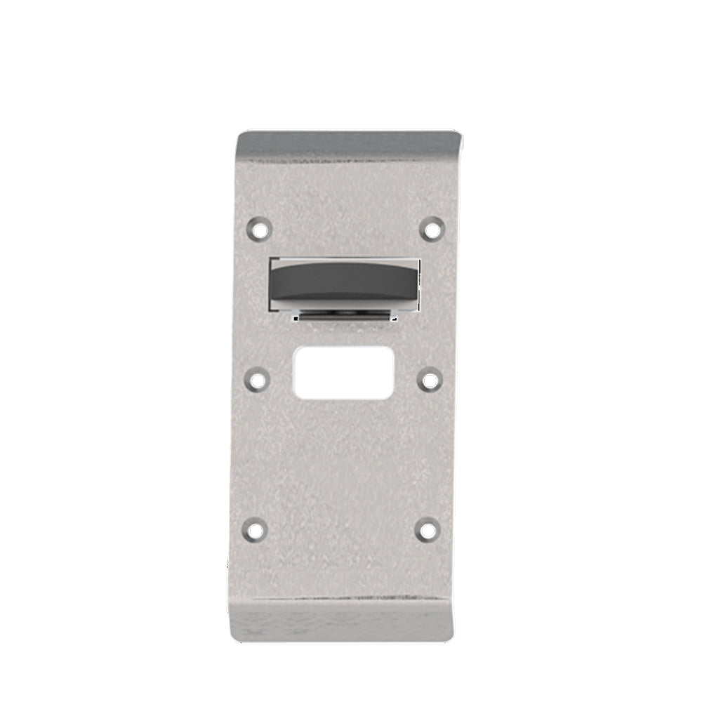 HAGER - 456 - Center Hung Combination - Rescue Door Stop and Two Way Strike Plates - Right-Hande - 626 (Satin Chrome)