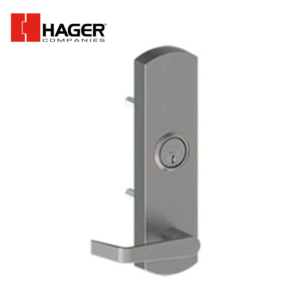 HAGER - 45NL - Exit Trim - Satin Chrome