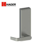 HAGER - 47BE - Exit Trim - Blank Escutcheon - Left Hand Reverse - Satin Stainless Steel