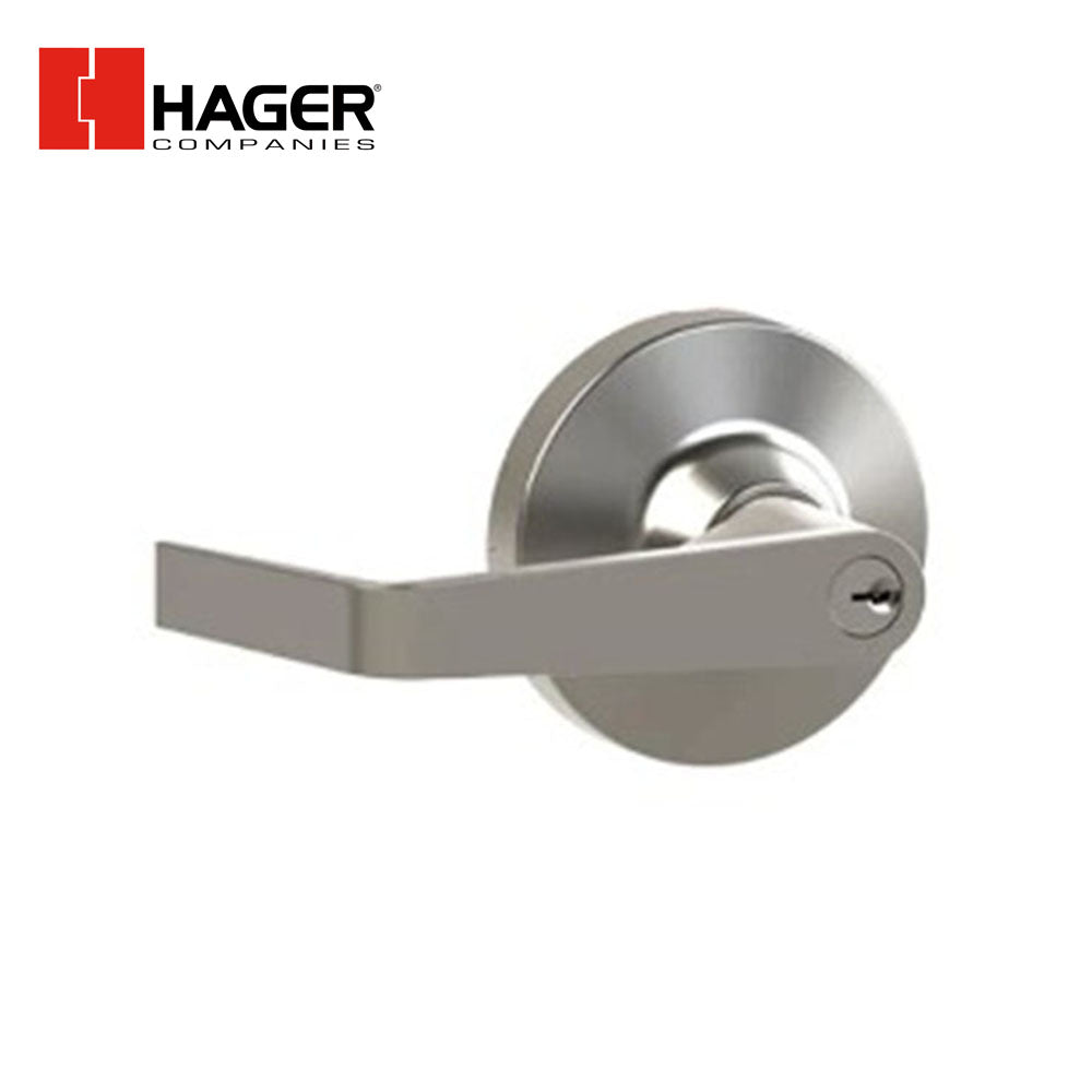 HAGER - 47KE - Exit Device Trim - Key in Lever - Classroom Lever - Withnell - Grade 1 - Aluminum