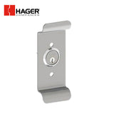 HAGER - 47RN - Raised Lip Pull - Night Latch - Aluminum