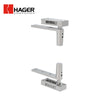 HAGER - 500 - Full Mortise Pivot - Rack and Pinion - 626 (Satin Chrome)