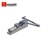 HAGER - 5100 MLT 16 ALM - Multi-Mount 5100 Series Door Closer - Size 1-6 Adjustable - Aluminum Painted