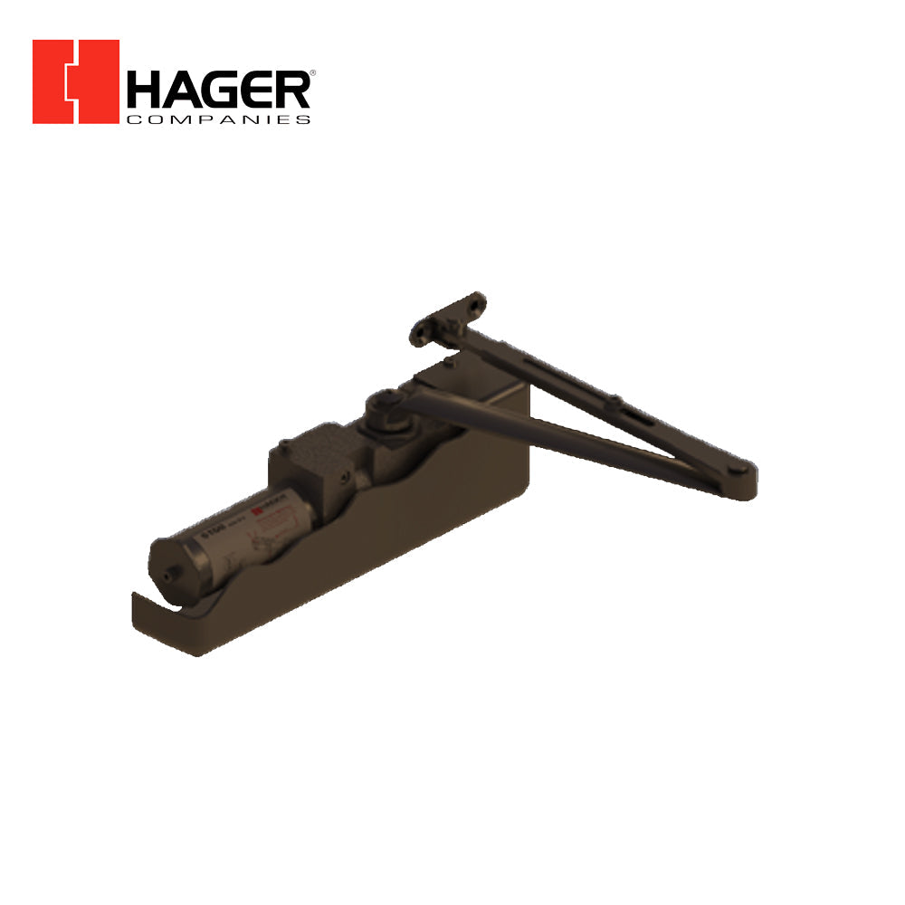 HAGER - 5100 - Multi-Mount Door Closer - Non-Handed - Grade 1