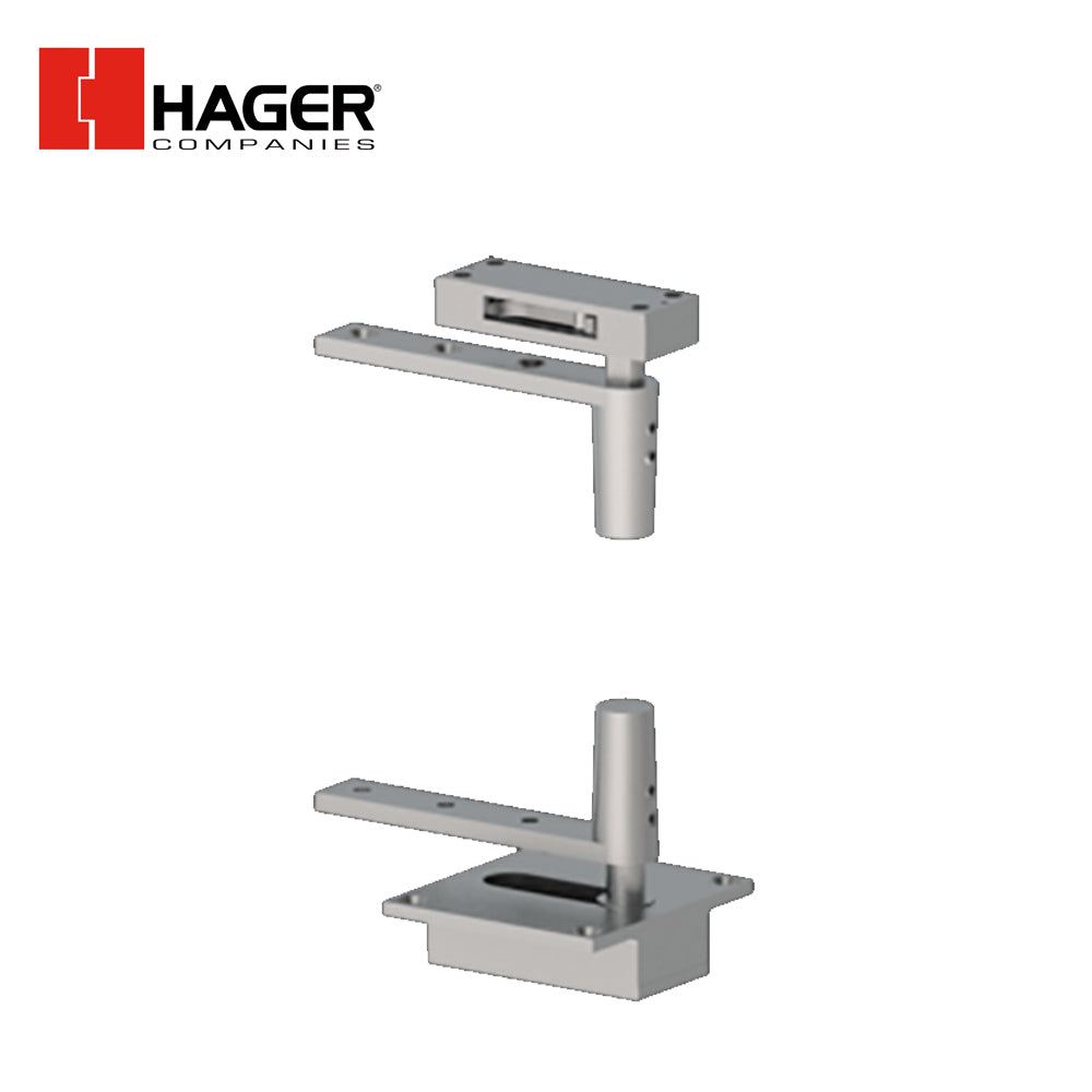 HAGER - 550 - Full Mortise Pivot - Rack and Pinion - 626 (Satin Chrome)