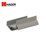 HAGER - 778S - Door Bottom Shoe with Rain Drip - Milled Aluminum