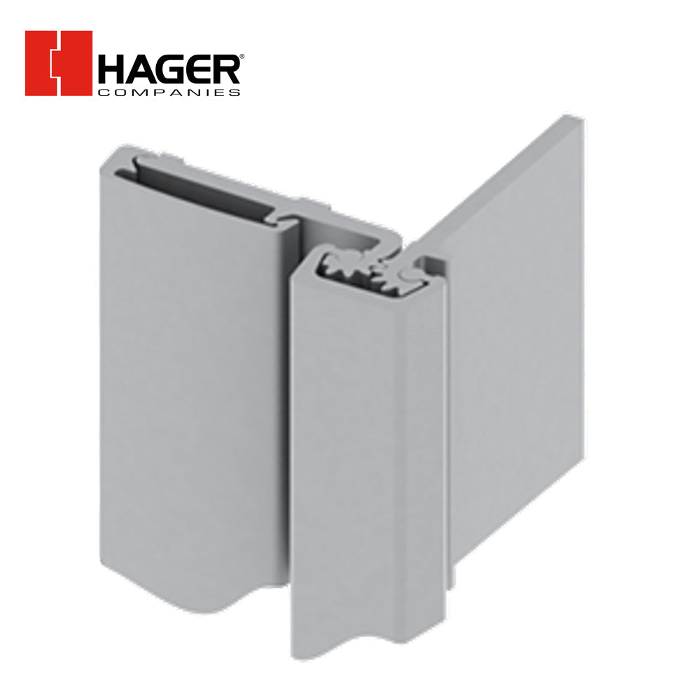 HAGER - 780-053HD - Heavy Duty Half Surface Continuous Geared Hinge with Electric Power Transfer (EPT)