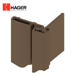 HAGER - 780-053HD - Heavy Duty Half Surface Continuous Geared Hinge with Electric Power Transfer (EPT)