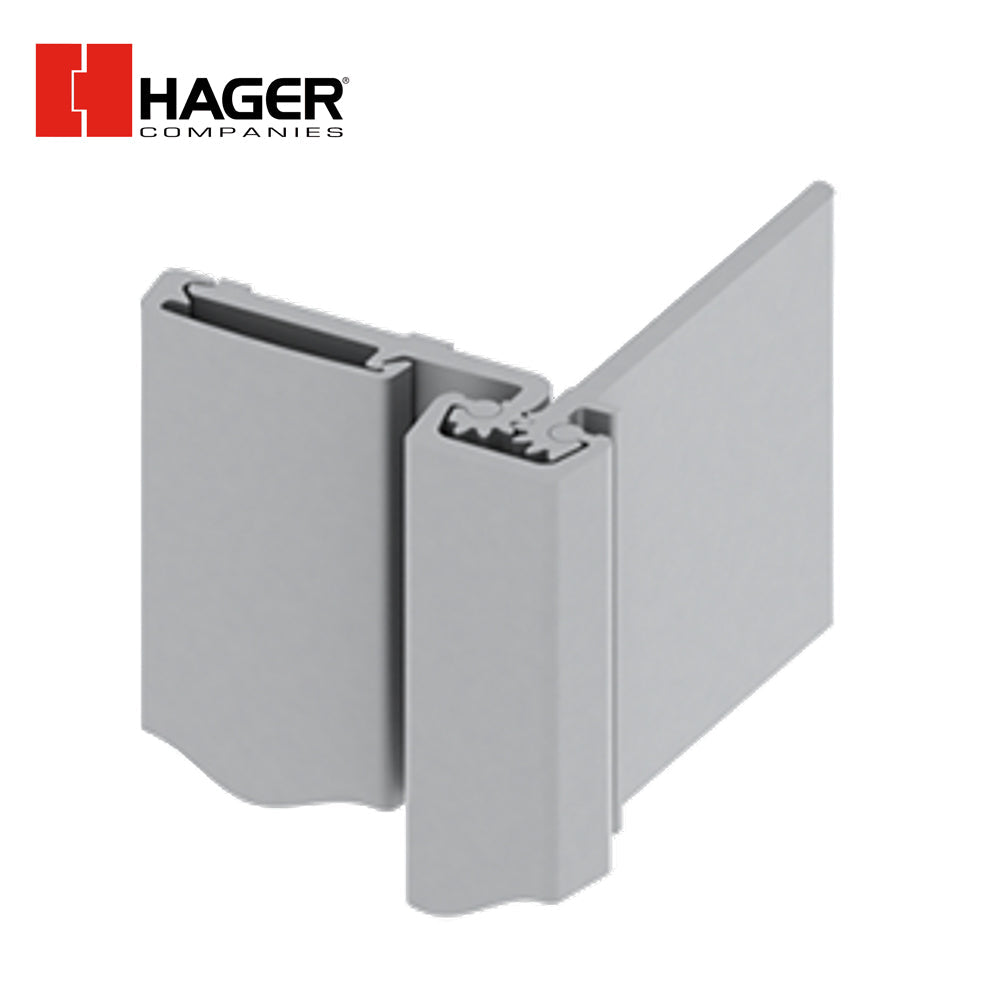 HAGER - 780-054HD - Heavy Duty Half Surface Continuous Geared Hinge with Electric Power Transfer (EPT)