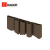 HAGER - 780-257HD - Heavy Duty Full Surface Continuous Geared Hinge