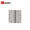 HAGER - 800 - Full Mortise Plain Bearing Hinge 3 Knuckle