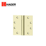 HAGER - 800 - Full Mortise Plain Bearing Hinge 3 Knuckle