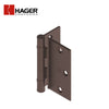 HAGER - BB1173 - Half Surface Ball Bearing Hinge - 5 Knuckle